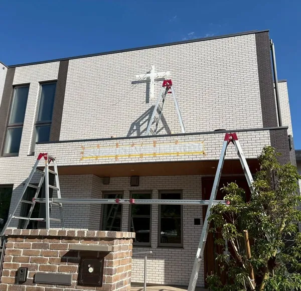 設置した十字架